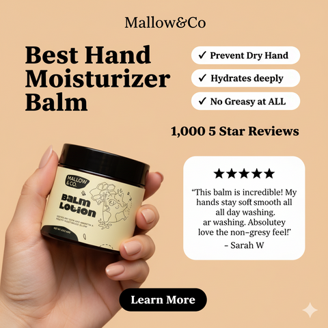 Mallow Balm – 100% Natural Tallow Balm Lotion